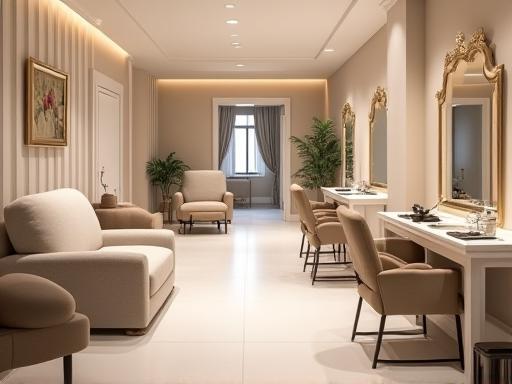 Clean and elegant interior of Pure Polish Nails salon