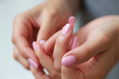 Example of a classic manicure