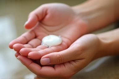 Relaxing hand massage